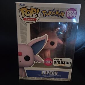 Funko Pop! Pokémon Espeon Flocked Amazon Exclusive